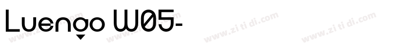 Luengo W05字体转换 Luengo W05字体转换